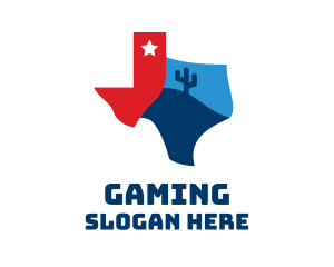 Campaign - Texas Desert Map logo design