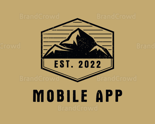Mountain Summit Alpine Logo
