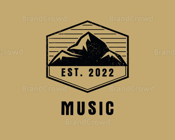 Mountain Summit Alpine Logo