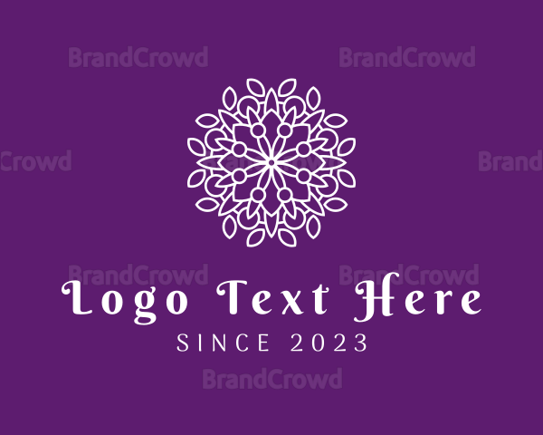 Symmetrical Pattern Mandala Logo