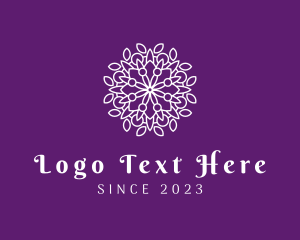 Skin Care - Symmetrical Pattern Mandala logo design