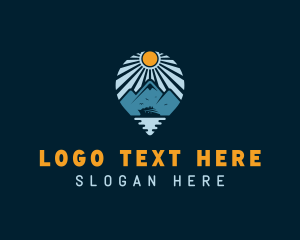 Travel - Travel Island Navigation logo design