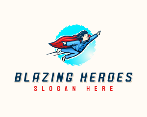 Super Hero Toddler logo design