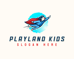 Super Hero Toddler logo design