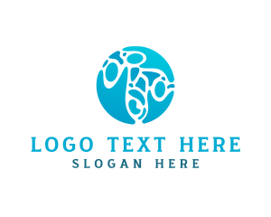 Human Race - Human Community Organization logo design