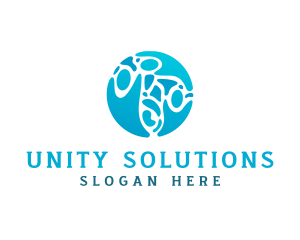 United - Human Community Organization logo design