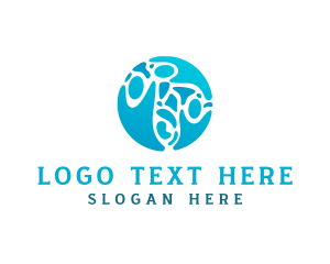 Teamwork - Human Community Organization logo design