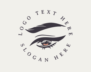 Woman - Chic Eyeliner Eye logo design