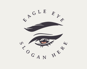 Chic Eyeliner Eye logo design