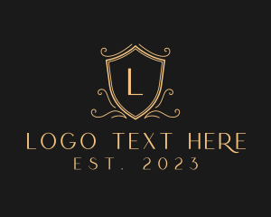 Victorian - Elegant Classic Shield logo design