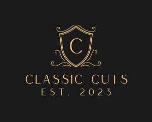 Elegant Classic Shield logo design