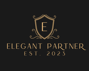 Elegant Classic Shield logo design