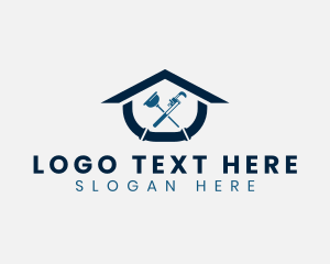 Plunger - House Plumbing Tools logo design