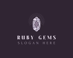 Ruby - Diamond Glam Jewelry logo design