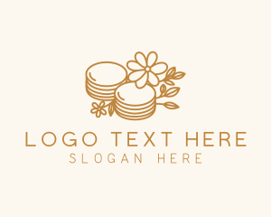 Floral Pancake Cuisine Logo