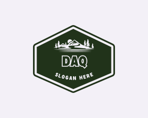 Scenery Travel Badge Logo