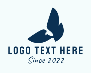 Pigeon - Blue Pigeon Aviary logo design