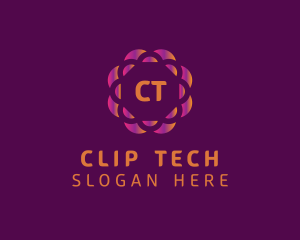 Gradient Tech Company logo design