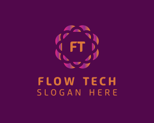 Gradient Tech Company logo design