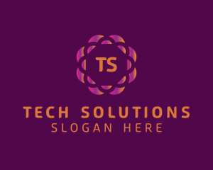 Gradient Tech Company logo design