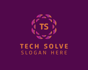 Gradient Tech Company logo design