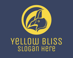 Yellow - Yellow Cassowary Bird logo design