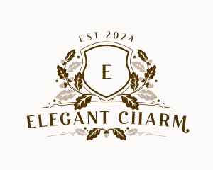 Elegant Chestnut Shield logo design