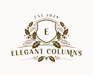 Elegant Chestnut Shield logo design