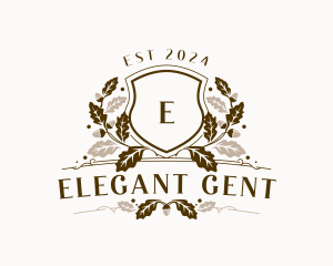 Elegant Chestnut Shield logo design