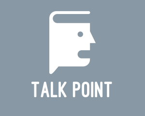 Speak - Book Chat Head logo design