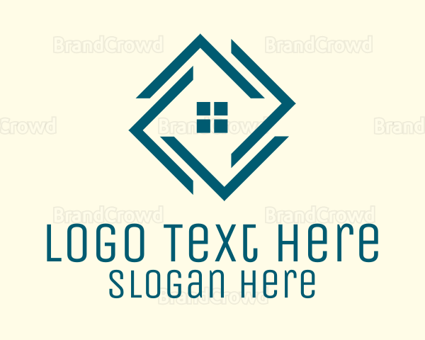 Abstract Diamond Window Logo