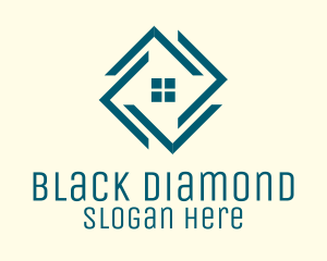 Abstract Diamond Window logo design