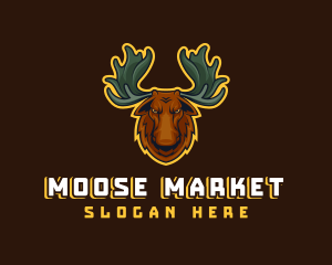 Moose - Angry Moose Gaming logo design