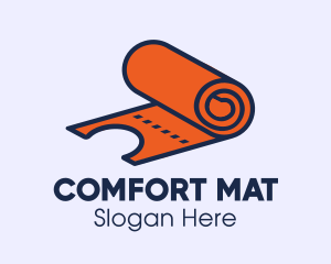 Mat - Orange Ticket Roll logo design