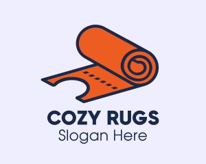 Rug - Orange Ticket Roll logo design