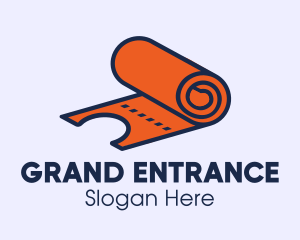 Entrance - Orange Ticket Roll logo design