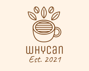 Beverage - Coffee Cup Cafe Bean logo design