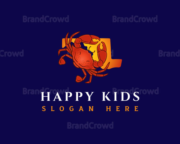 Maryland Wildlife Crab Logo