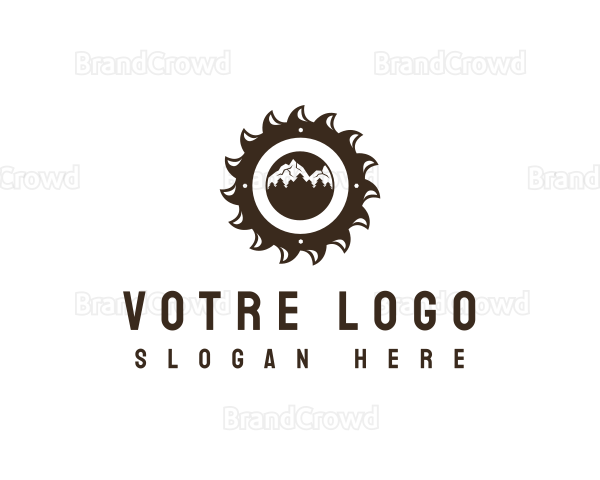 Sawmill Mountain Logging Logo