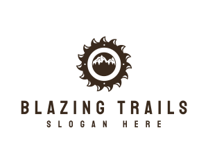 Sawmill Mountain Logging logo design