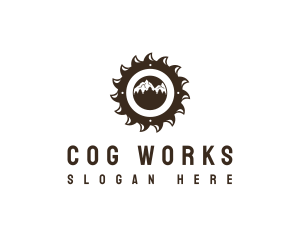 Sawmill Mountain Logging logo design