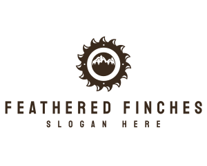 Sawmill Mountain Logging logo design