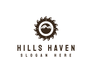 Sawmill Mountain Logging logo design