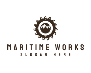 Sawmill Mountain Logging logo design