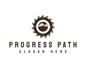 Sawmill Mountain Logging logo design