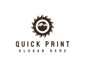 Sawmill Mountain Logging logo design