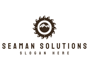 Sawmill Mountain Logging logo design