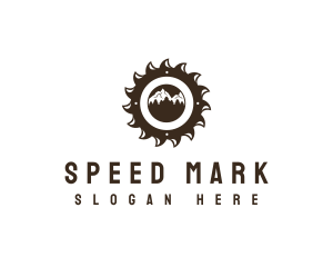 Sawmill Mountain Logging logo design