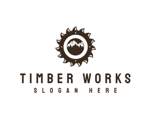 Sawmill - Sawmill Mountain Logging logo design