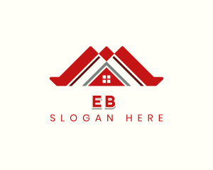 Construction - House Roof Builder logo design